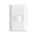 Conjunto de 1 interruptor paralelo 1 placa de 1 posto 4x2 com suporte 10 A 250 V~ branco Simon 19