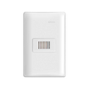Conjunto de 1 cigarra automático 1 placa de 1 posto 4x2 com suporte 10 A 250 V~ branco Simon 19