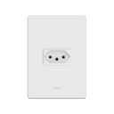 Conjunto de 1 tomada 2P+T 1 placa de 1 posto 4x2 com suporte 20 A 250 V~ branco Simon 20