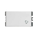 Pulsador unipolar de campana 16A 127V con embornamiento a tornillo blanco Simon 25 Plus