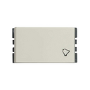 Pulsador unipolar de campana 16A 127V con embornamiento a tornillo marfil Simon 25 Plus