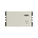 Pulsador de campana con visor 16A 127V marfil Simon 25 Plus