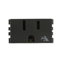 Toma de corriente 2P+T con seguridad 15A 127V grafito Simon 25 Plus
