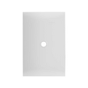 Placa salida de cable con chasis blanco Simon 25 Pus