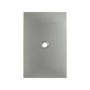 Placa salida de cable sin chasis aluminio mate Simon 25 Plus