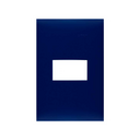Placa de 1 módulo sin chasis azul marina Simon 25 Plus