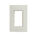 Placa de 3 módulos con chasis marfil Simon 25 Plus