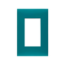 Placa de 3 módulos sin chasis verde aqua Simon 25 Plus