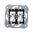 Grupo de 2 conmutadores 10 AX 250V~ con sistema de embornamiento rápido Simon 28