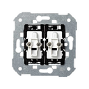Grupo de 2 interruptores 10 AX 250V~ con sistema de embornamiento rápido Simon 28