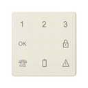 Plate for safety viewer ivory Simon 27 Play