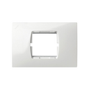 Frame for 2 half elements (1 element) with centre frame for American box white Simon 27