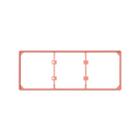 Trim frame for 3 elements pink Simon 27