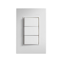 Placa 3 módulos con 3 interruptores 3 vias blanco Simon 23