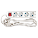 BASE 4 TOMAS TT INT.CABLE 3M BLANCO(FAJ)