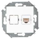 Розетка для передачи данных RJ45 Cat.5e UTP (Systimax) белого цвета Simon 15