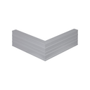 External angle accessory for aluminum minitrunking 65x20mm