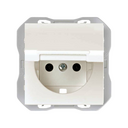 Kit 1 element complete 2P+T Socket IP44 screwless connection white Simon 270