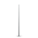 Simon CEU functional pole, 9 m high, conical tapering, and post top luminaire fixing