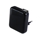Ficha preta com 1 porta USB de 1 A da Simon Brico