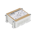 Plastic bucket for adjustable floor box with 2 double elements for pavement floor installation Simon Cima