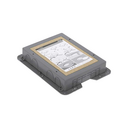 Plastic tray for square shallow floor box in concrete floor for 4 elements Simon 500 Cima