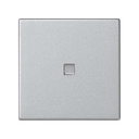 Tecla con visor para pulsador con función luminosa de 1 elemento aluminio Simon K45