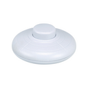 Interruptor de pé branco de 2 A e 250 V da