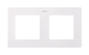 Cadre double blanc Simon 24 Harmonie