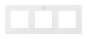 Cadre triple blanc Simon 24 Harmonie