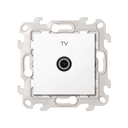 Prise TV connexion à vis blanc Simon 24 Harmonie