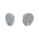 Start and end cover, round hardware