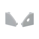 Start and end cover, round angular hardware