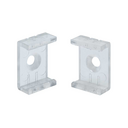 Mounting clips for surface-mount and flush-mount hardware (2 un.)