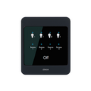 BOTONERA TOUCH LIGHTKEYPAD DE 8 FUNCIONES (4 CANALES Y 4 ESCENAS) GRAFITO SIMON SCENA
