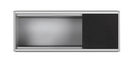 Aluminum profile Ofiblock Compact with 2 elements black Simon K45