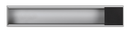 Aluminum profile Ofiblock Compact with 5 elements black Simon K45