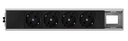 Ofiblock Compact mounted and wired with 4 sockets and 1 rear diecut in the last position