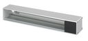 Aluminum profile Ofiblock Line with 6 elements and 4 rear wiring accesses black Simon K45