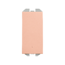 Neutral push-button switch 10A 230V~ with slender rocker and fast terminal connection system copper Simon 270