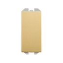 Neutral push-button switch 10A 230V~ with slender rocker and fast terminal connection system gold Simon 270