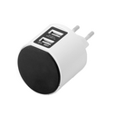 ADAPTER 2 USB PORTS 3.15A WHITE/BLACK WITH REMOVABLE HOLDER FOR SMARTPHONES SIMON BRICO