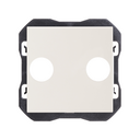 Cover for R-TV+SAT signal socket outlet matt white Simon 270