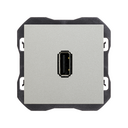 Conector USB 2.0 tipo A aluminio Simon 270
