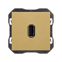 Conector USB 2.0 tipo A oro Simon 270