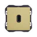 Conector USB 2.0 tipo A bronce Simon 270