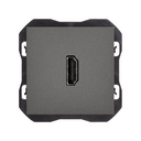 Conector HDMI 2.0 4K hembra-hembra titanio Simon 270