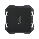 HDMI 2.0 4K connector female-female matt black Simon 270
