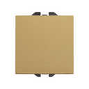 Single-pole push-button switch 10AX 230V~ with fast terminal connection system gold Simon 270