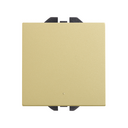 Single-pole push-button switch 10AX 230V~ with fast terminal connection system bronze Simon 270